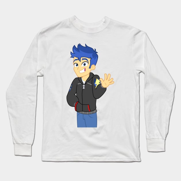 Flash Sentry waving Long Sleeve T-Shirt by CloudyGlow